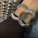 Retro Solid Color Alloy Asymmetrical Plating Women's Bangle_ipsvogv.com
