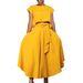 Women's Clothing plus size women's clothing 2023 new fashion temperament casual tops big swing skirt suit_ipsvogv.com