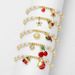 Charm Bracelets AS Jewelry New Fruit Cherry Grape Pendant Bracelet Pearl Gold Plated Bracelet Hand Jewelry Brm75_ipsvogv.com