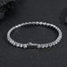 Spring Buckle Zircon Bracelet Men's Hip Hop Titanium Steel Tennis Chain Stainless Steel Men's Bracelet_ipsvogv.com