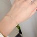 Women's Jewelry S925 Sterling Silver Plated 14K Diamond Bracelet Geometric Long Light Luxury High End Ins Style Hand Jewelry Versatile_ipsvogv.com