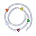 Men's Jewelry Hip Hop New Five Color Love Pendant 5mm Tennis Chain Fashion Tennis Chain Necklace Jewelry_ipsvogv.com