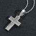 Men’s Jewelry Set Fashion Hip Hop Retro Pendant Micro Inlaid Zircon Black Personality Trendy Men's Hip Hop Pendant Necklace_ipsvogv.com