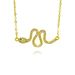 New Snake Shaped Necklace For Girls Light Luxury Niche Design High Grade Clavicle Chain Strong Chain Gift_ipsvogv.com