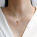 Fashion Trendy Letter Geometric Sterg Sier Gold Plated K-gold Necklace Women's Clavicle Chain Fashionable_ipsvogv.com