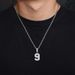 Men's Jewelry S925 Silver Inlaid Moissanite Pendant Solid Digital Pendant Trendy Men And Women Hip Hop Accessories_ipsvogv.com