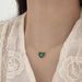Rose Quartz Love Necklace Female S925 Silver Light Luxury Niche Can Be Stacked Heart Shaped Clavicle Chain Pink Pendant Ins Style_ipsvogv.com