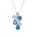 Fashionable Light Luxury Gemstone Necklace Pendant For Women Personality Temperament Design S925 Silver Inlaid Colorful Crystal Pendant_ipsvogv.com