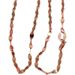 Purple Russian Tile Necklace Women's Versatile 585 Plated Rose Gold Lock Shining Bone Chain Jewelry_ipsvogv.com
