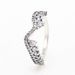 Women's Jewelry White Copper Shining Asymmetrical Wave Ring Light Luxury Temperament Diamond Ring Valentine's Day Gift_ipsvogv.com