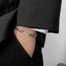 Cuban Bracelet New Trendy Fashionable Minority Titanium Steel Design High End Hip Hop Cool And Generous Men's Jewelry_ipsvogv.com