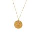 12 Zodiac Stainless Steel Necklace - Fashionable Zodiac Relief Clavicle Chain For Women & Men_ipsvogv.com