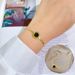 【 Full Body Titanium Steel 】 East Gate Personalized Roman Watch Chain Round Beads In The Furnace Gold Bracelet Female_ipsvogv.com
