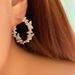 Cao Shi Butterfly Full Diamond Fashion Earrings For Women Elegant Sweet Charm Accessories European And Korean_ipsvogv.com