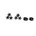Spring new stainless steel small daisy flower earrings for girls simple and fresh flower stamen ear bone studs spot_ipsvogv.com