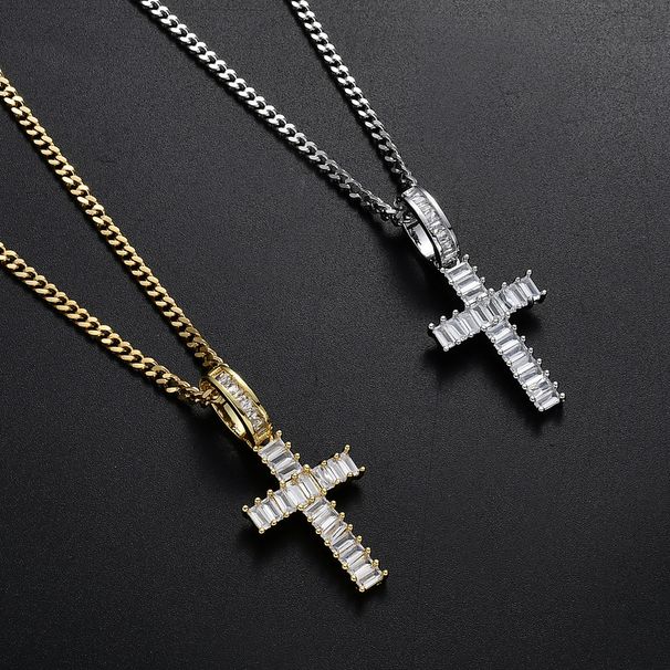 Hip Hop Accessories Cross Pendant Street Dance Rap DJ Singer Accessories_ipsvogv.com