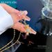 Steel 【 Titanium 】 Light Luxury Full Diamond Little Bear Micro Inlaid True Gold Necklace For Women, Instagram Internet 【 】 Women,_ipsvogv.com