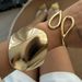 Exaggerated Metal Irregular Smooth Spring For Women's Fashion Texture Egg Face Bracelet Bracelet_ipsvogv.com