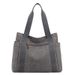 Handheld One Shoulder Bag New Canvas Bag Women's Bag Large Capacity Fashion Bag Women's Artistic Simple Tote Bag_ipsvogv.com