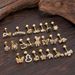 Women's Jewelry Simple Personality Stainless Steel Zircon Ear Bone Studs Exquisite Small Micro Inlaid Ear Studs Piercing Jewelry_ipsvogv.com