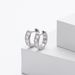 Sterling Silver Fashionable Minimalist Basic Style With Stone Inlaid Earrings, Exuding A Sense Of Niche Design. Earrings_ipsvogv.com