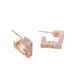 Niche Korean Earrings Geometric Square Design Diamond Studs Fashionable And Simple Temperament Full Diamond High End Earrings_ipsvogv.com