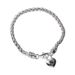 Sterg Sier Ins Design S Letter Heavy Texture Square Brand Thick Love Girlfriends Bracelet Female Trend_ipsvogv.com