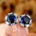 Cao Shi's High-end Fashionable Round Luxurious Zircon Crystal Earrings Women. They Are Versatile And Suitable For Women_ipsvogv.com