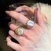 Baroque Irregular Freshwater Pearl Open French Advanced Sense Index Finger Light Luxury Ring Handpiece_ipsvogv.com