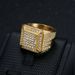 Men's Jewelry Set Fashion New Hip Hop Nightclub Ring Titanium Steel Vacuum Gold Plated Luxury Full Diamond Men's Ring_ipsvogv.com