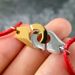 Lucky Red Handcuffs Interlocking Valentine's Day Couple Expandable Colored Bracelet Decoration_ipsvogv.com