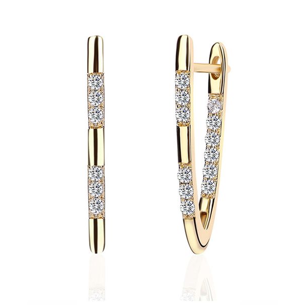Women's Jewelry Shaped Earrings Cold Style Zircon Earrings Small Accessories Niche Cold High End_ipsvogv.com