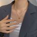 Necklace For Women, Trendy And Cool, Spicy Girl, Abifeng Necklace, Double-layer Collarbone Chain, Women's Love Pendant,_ipsvogv.com