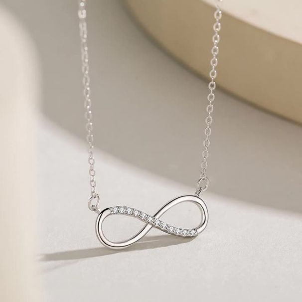 8-character Love With Advanced And Minimalist Mobius Infinite Symbol Necklace_ipsvogv.com