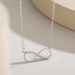 8-character Love With Advanced And Minimalist Mobius Infinite Symbol Necklace_ipsvogv.com