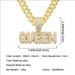Cool splicg full diamond letter pendant Cuban necklace for men's hip-hop nightclubs, personalized short collarbone_ipsvogv.com