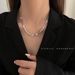 Minimalist Fashion Niche Design Sense Titanium Steel Necklace, Versatile Temperament For Women, Collarbone Chain, 2022_ipsvogv.com