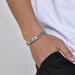 Men's Jewelry Personalized Jewelry DIY Accessories Stainless Steel Double Woven Chain Bracelet Steel Color Spring Water Jewelry_ipsvogv.com