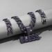 New Hip Hop Full Purple Diamond Letter BLESS Pendant Men's And Women's Alloy Fashion Cuban Necklace_ipsvogv.com