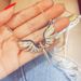 New Jewelry Creative Diamond Inlaid Prayer Guardian Angel Wing Lady Necklace_ipsvogv.com