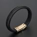 New Leather Alloy Fashion Punk Jewelry Hot Selling Men's Bracelet_ipsvogv.com