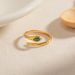 French classical court style ancient craft light luxury niche jewelry snake-shaped stainless steel gold-plated ring_ipsvogv.com