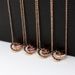X1-206 Small Square Diamond Roman Digital Double Buckle Short Necklace For Women In South Korea Fashion Titanium Steel_ipsvogv.com