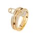 Hot Selling Tricolor Detachable Ring, Women's Personalized Micro Inlaid Zircon Pin Ring_ipsvogv.com
