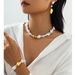 Temperament Baroque AlienPearl Set Personalized CCB Beaded Pendant Necklace_ipsvogv.com