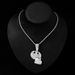 3D Expression Pendant, Cuban Necklace, Hip-hop Men's Full Diamond Accessory, Alloy Accessory_ipsvogv.com