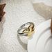 Unisex Geometric Rings, Fashionable Zircon Retro Temperament Plain Ring Rings Real Gold Plated Trendy Jewelry_ipsvogv.com