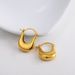 Women’s Jewelry Set Fashion Fashion Simple Earrings Copper Plated Real Gold Copper Plated Hot Selling Geometric Three Dimensional Smooth Earrings_ipsvogv.com