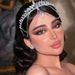 Women's Jewelry Set Fashion Bridal Headband Headdress Tassel Hanging Rhinestone Forehead Chain Crown Hair Accessories Hair Band Hair Crown_ipsvogv.com