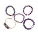 Popular Bohemian Stacking Style Bracelet Natural Amethyst Tiger Eye Stone Set Ladies Bracelet_ipsvogv.com
